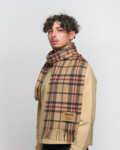 Iconic Scottish tartan scarves